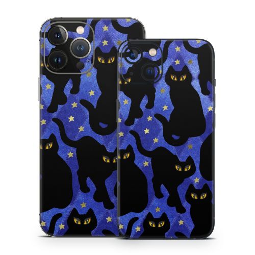 Cat Silhouettes iPhone 13 Series Skin
