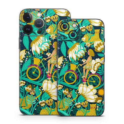 Cheetah Garden iPhone 13 Series Skin