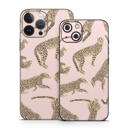 Cheetahs Pink iPhone 13 Series Skin