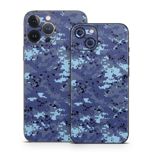 Digital Sky Camo iPhone 13 Series Skin