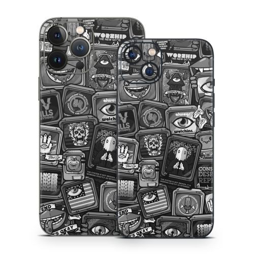 Distraction Tactic B&W iPhone 13 Series Skin