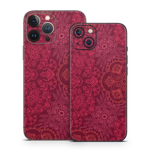Floral Vortex iPhone 13 Series Skin
