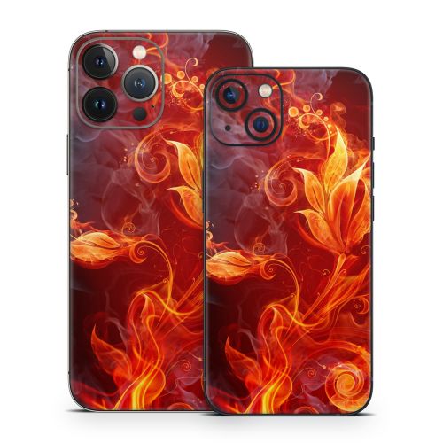 Flower Of Fire iPhone 13 Series Skin
