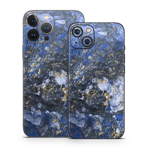 Gilded Ocean Marble iPhone 13 Series Skin