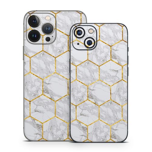 Honey Marble iPhone 13 Series Skin