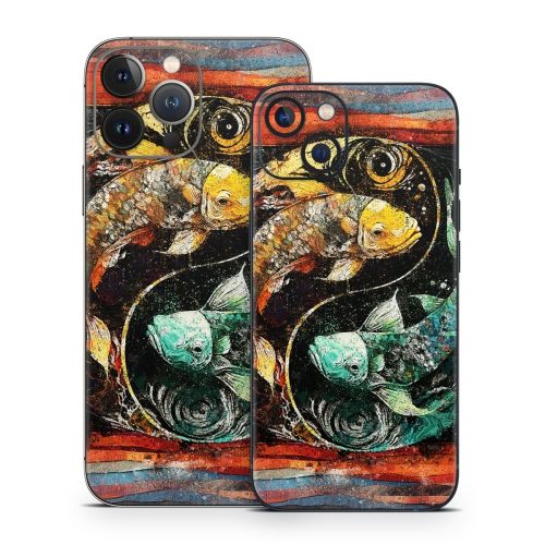 Koi Fish Yin Yang iPhone 13 Series Skin