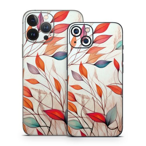Leaf Sketches iPhone 13 Series Skin