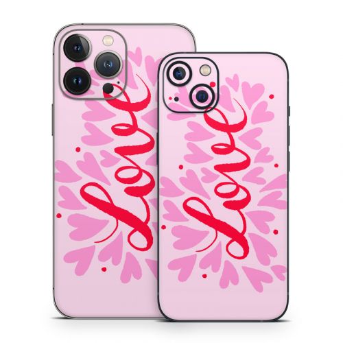 Love Hearts iPhone 13 Series Skin