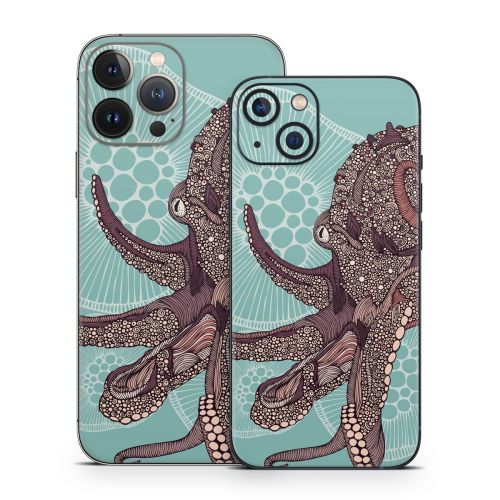 Octopus Bloom iPhone 13 Series Skin