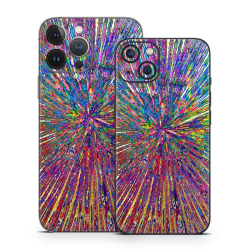 Rainbow Burst iPhone 13 Series Skin