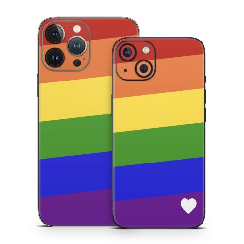 Rainbow Stripe iPhone 13 Series Skin