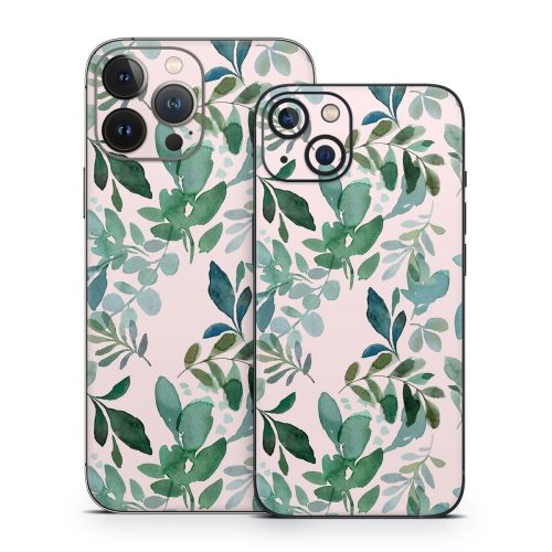 Sage Greenery iPhone 13 Series Skin