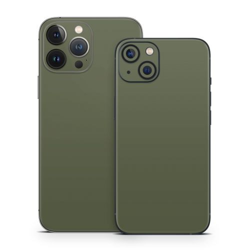 Solid State Olive Drab iPhone 13 Skin