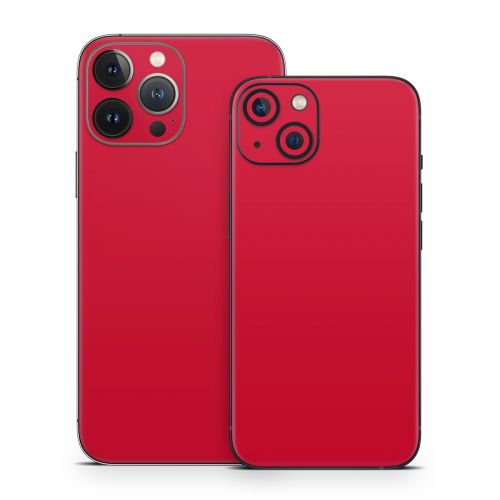 Solid State Red iPhone 13 Skin