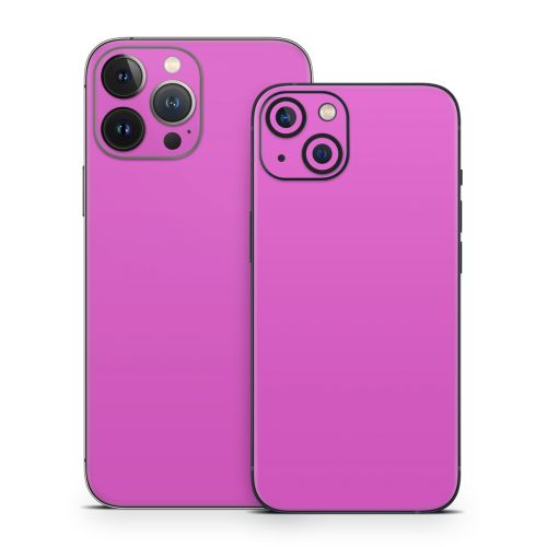 Solid State Vibrant Pink iPhone 13 Series Skin