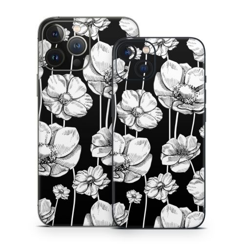Striped Blooms iPhone 13 Series Skin