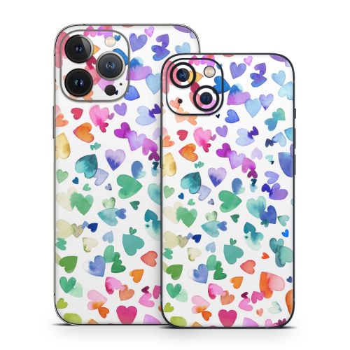 Valentines Love Hearts iPhone 13 Series Skin