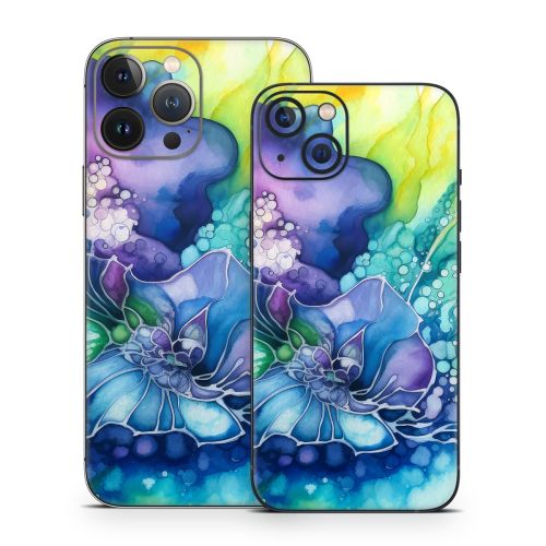 Watercolor Flora iPhone 13 Series Skin
