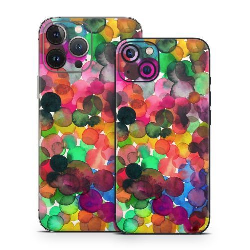 Watercolor Drops iPhone 13 Series Skin