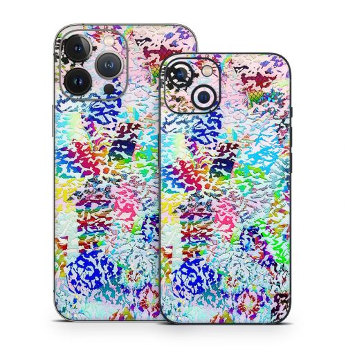 White Etching iPhone 13 Series Skin