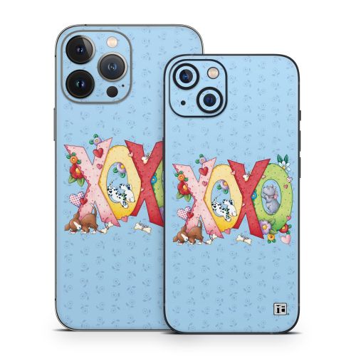 XOXO Puppies iPhone 13 Series Skin