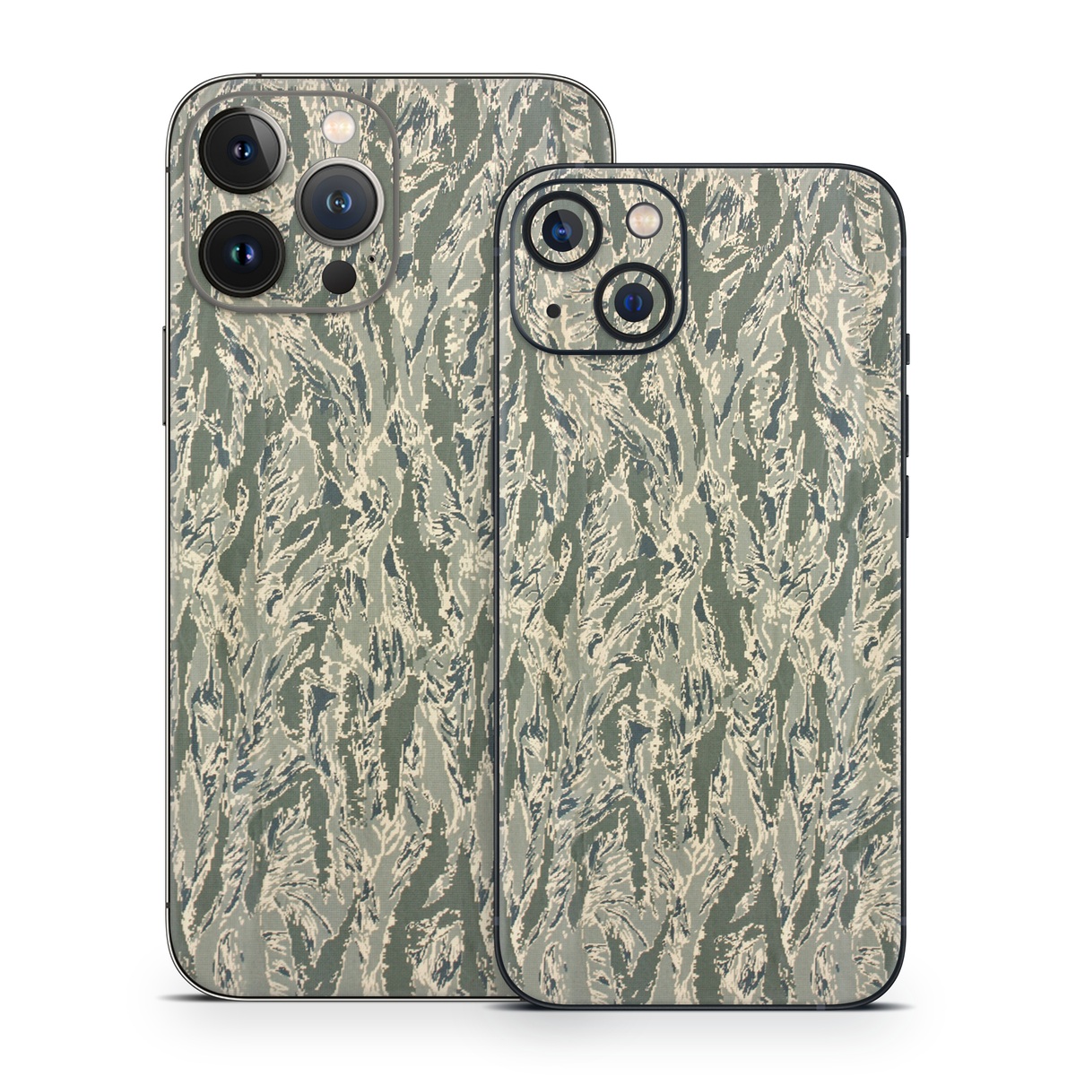 iPhone 13 Series Skin design of Pattern, Grass, Plant, with gray, green colors