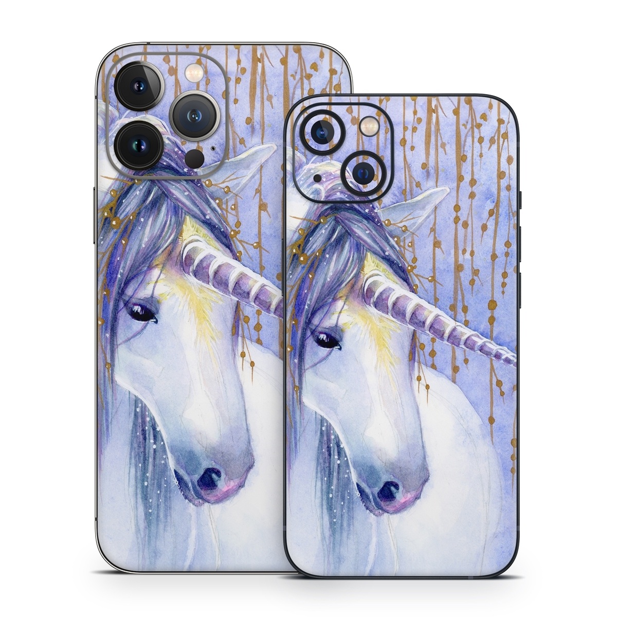 iPhone 13 Series Skin design of Horse, Eyelash, Painting, Working animal, Line, Art, Paint, Snout, Pack animal, Illustration, with white, purple, brown, yellow colors