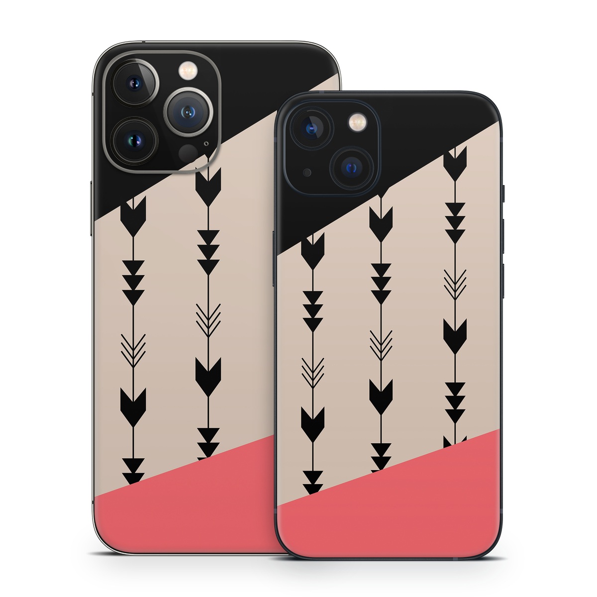 iPhone 13 Series Skin design of Line, Pattern, Design, Font, Illustration, with black, gray, pink colors