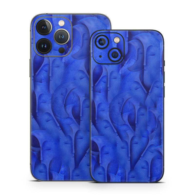 iPhone 13 Series Skin design of Blue, Graphics