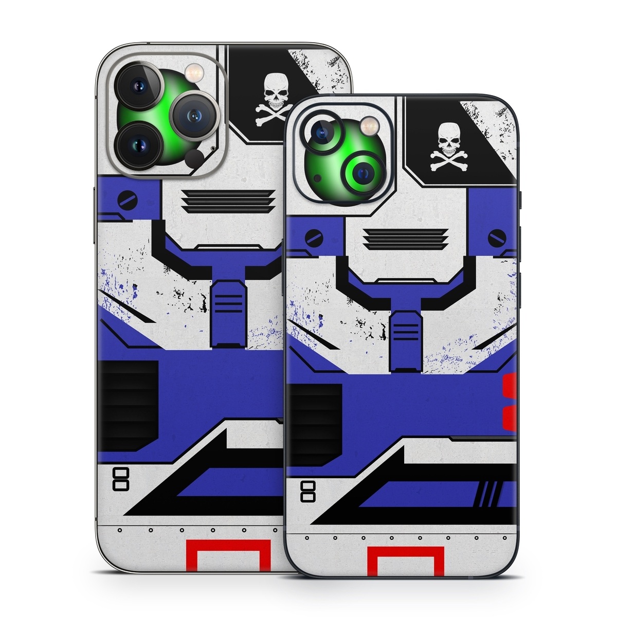 iPhone 13 Series Skin design of Floppy disk, Technology, Electric blue, Fictional character, with white, blue, black, gray colors