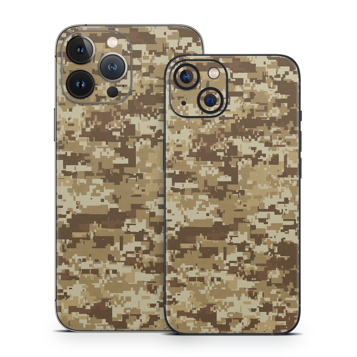 iPhone 13 Series Skin design of Military camouflage, Brown, Pattern, Camouflage, Wall, Beige, Design, Textile, Uniform, Flooring, with brown colors