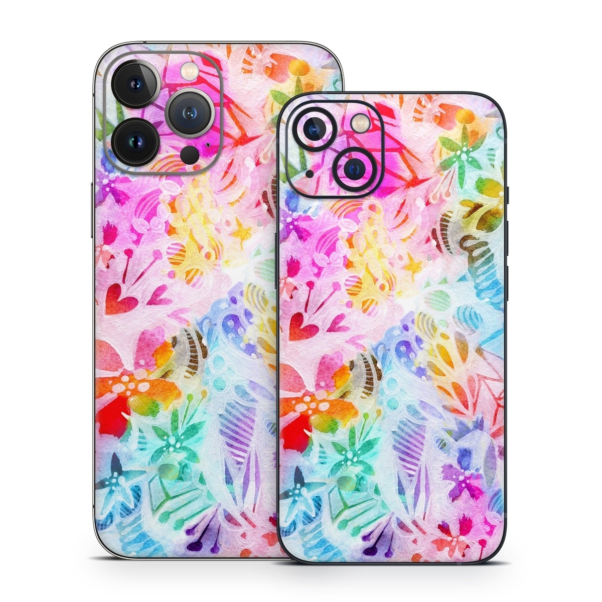 iPhone 13 Series Skin design of Pattern, Design, Textile, Art, with gray, pink, purple, blue colors