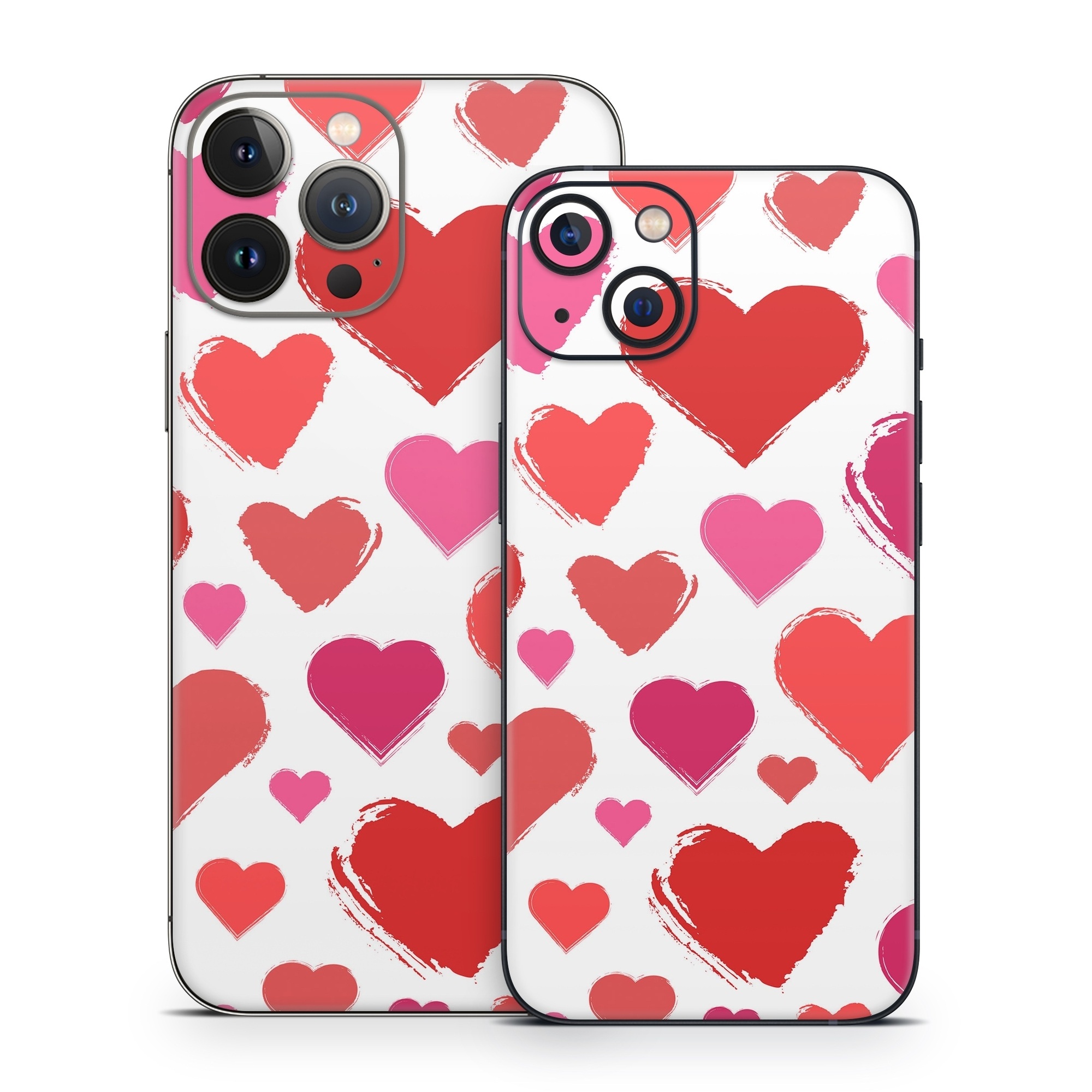 iPhone 13 Series Skin design of Photograph, Organ, Human body, Red, Pink, Material property, Pattern, Font, Magenta, Heart, with white, red, pink colors