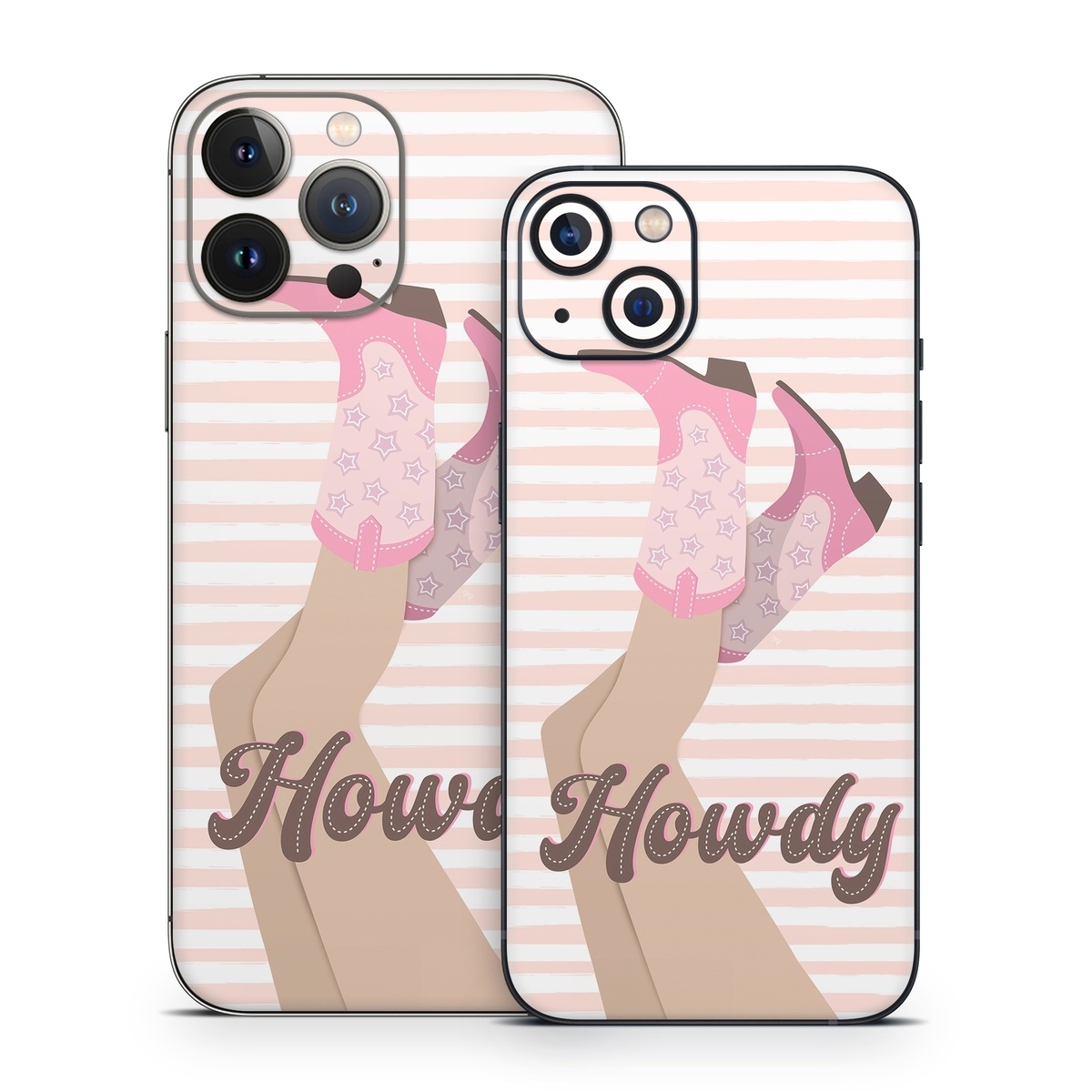 iPhone 13 Series Skin design of Hand, Glove, Sleeve, Gesture, Font, Finger, Pink, Material property, Waist, Thumb, with pink, white, brown colors