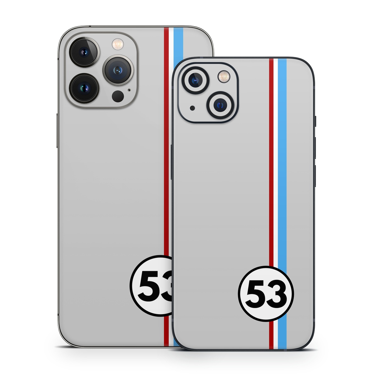 iPhone 13 Series Skin design of Line, Sign, Games, with gray, blue, red, white, black colors