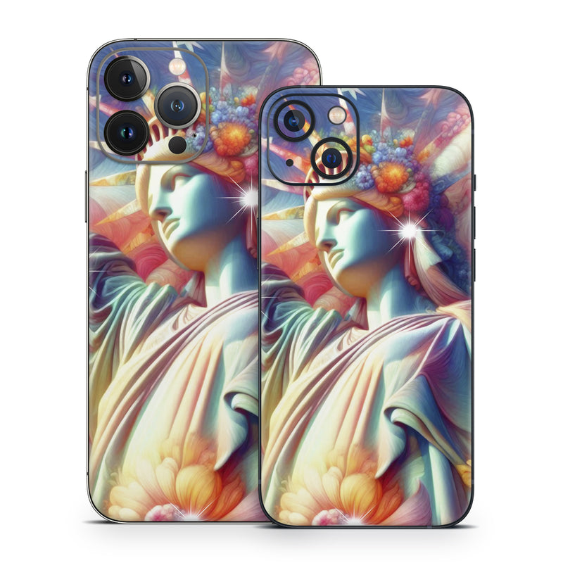 iPhone 13 Series Skin design of Fictional character, Mythology, CG artwork, Graphics, Mythical creature, Modern art, Angel, Animation