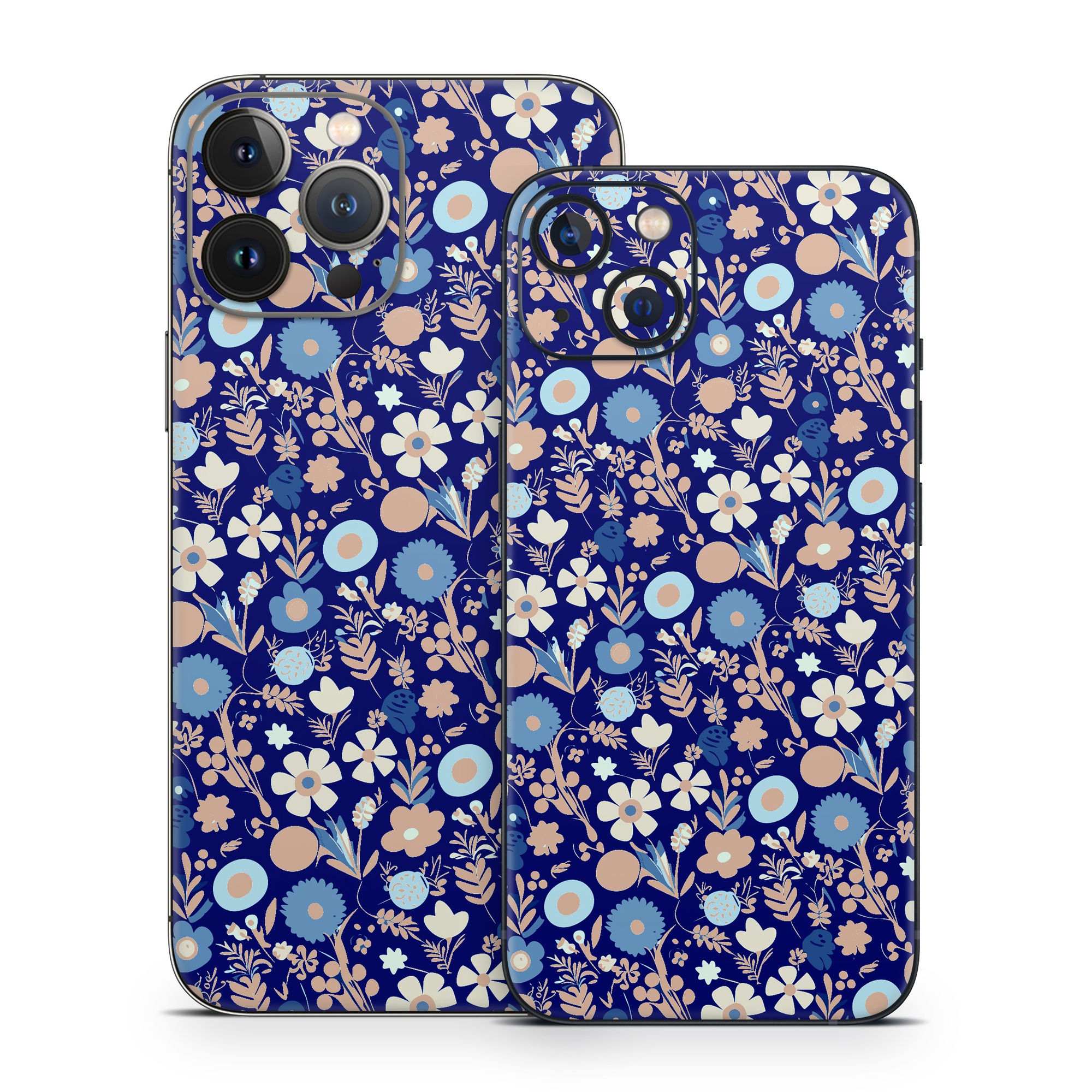 iPhone 13 Series Skin design of Pattern, Art, Symmetry, Circle, Electric blue, with blue, white, pink colors