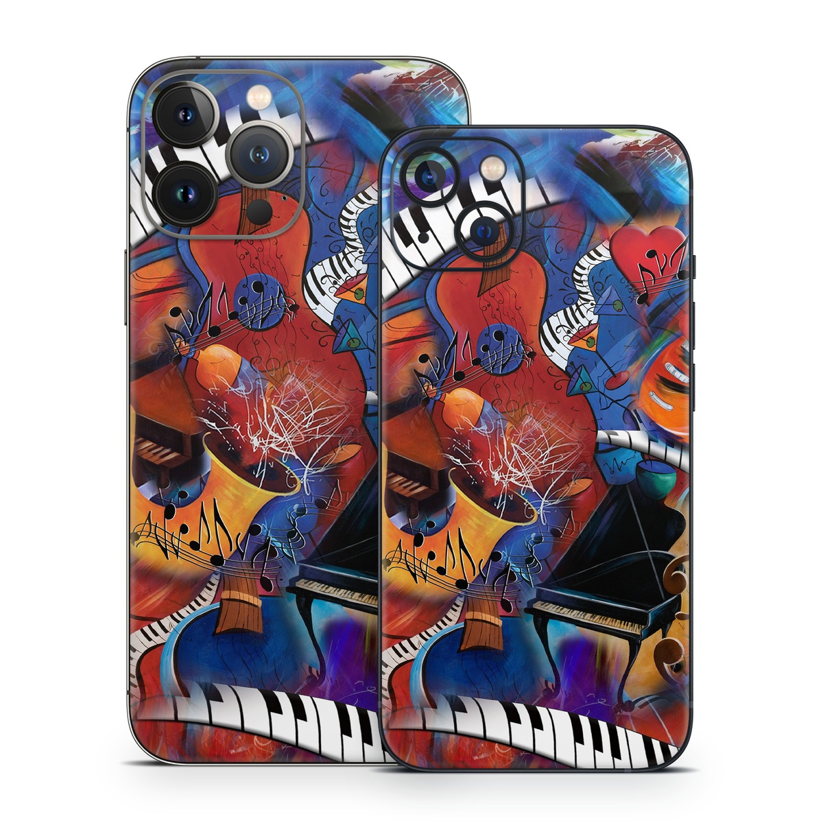 iPhone 13 Series Skin design of Art, Graffiti, Mural, Modern art, Street art, Psychedelic art, Fictional character, Graphic design, Visual arts, Animated cartoon, with black, red, blue, gray, green colors