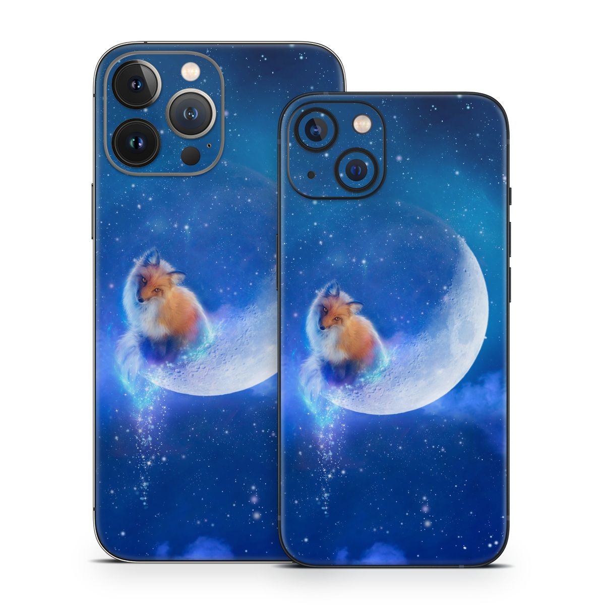 iPhone 13 Series Skin design of Sky, Atmosphere, Astronomical object, Outer space, Space, Universe, Illustration, Nebula, Galaxy, Fictional character, with blue, black, gray colors