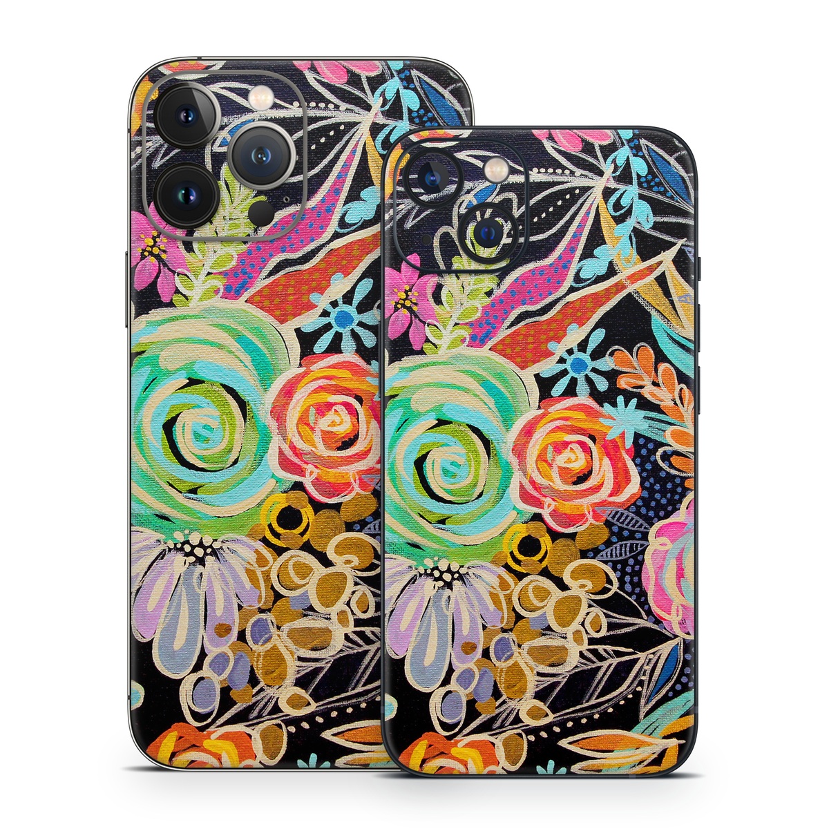iPhone 13 Series Skin design of Pattern, Floral design, Design, Textile, Visual arts, Art, Graphic design, Psychedelic art, Plant, with black, gray, green, red, blue colors