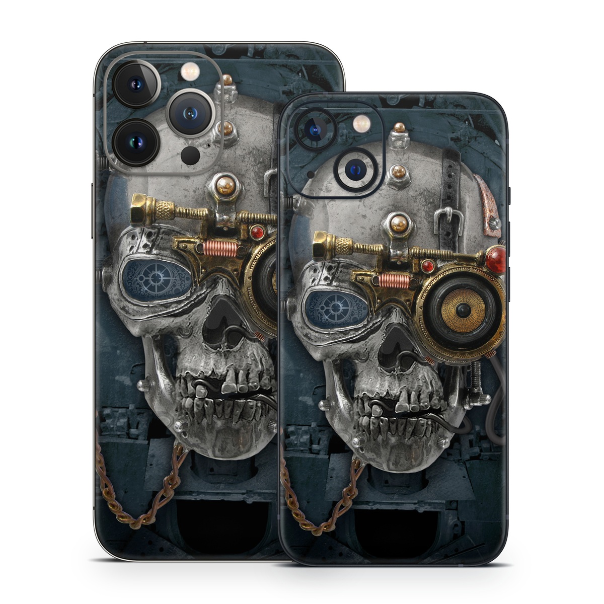 iPhone 13 Series Skin design of Engine, Auto part, Still life photography, Personal protective equipment, Illustration, Automotive engine part, Art, with black, gray, red, green colors