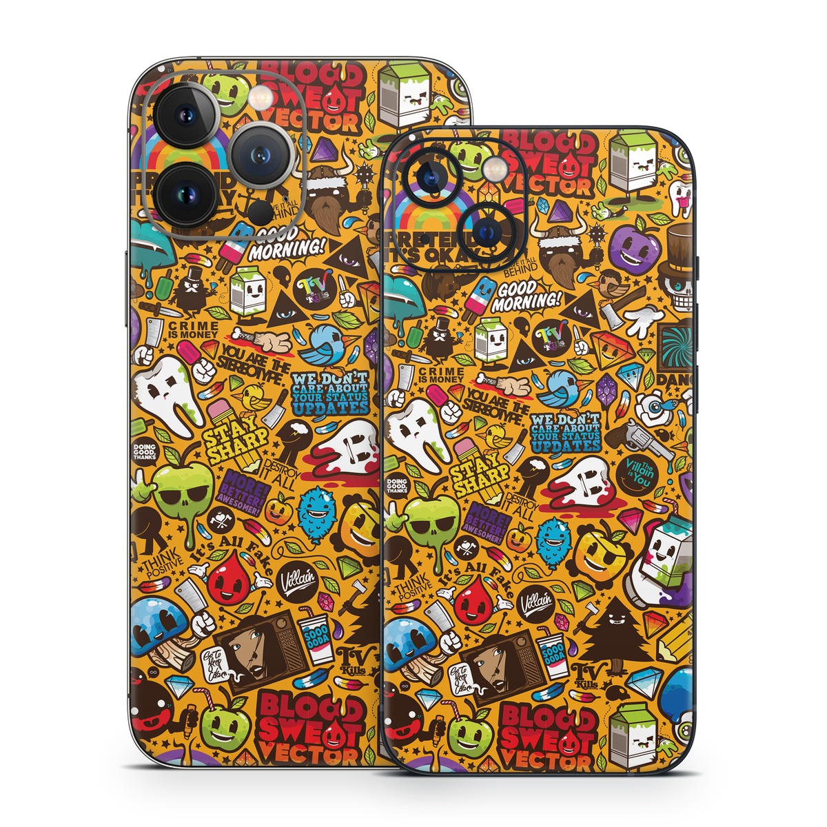 iPhone 13 Series Skin design of Pattern, Psychedelic art, Visual arts, Art, Design, Illustration, Graphic design, Doodle, with black, green, red, gray, orange, blue colors