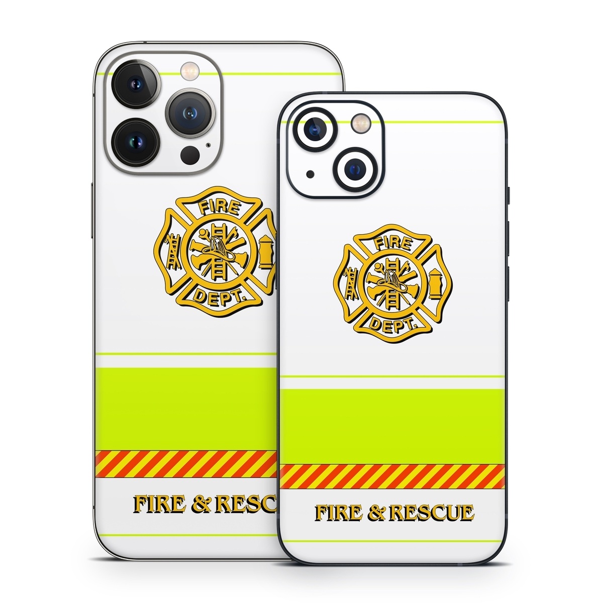 iPhone 13 Series Skin design of Yellow, Line, Font, Military rank, with white, green, red, yellow colors