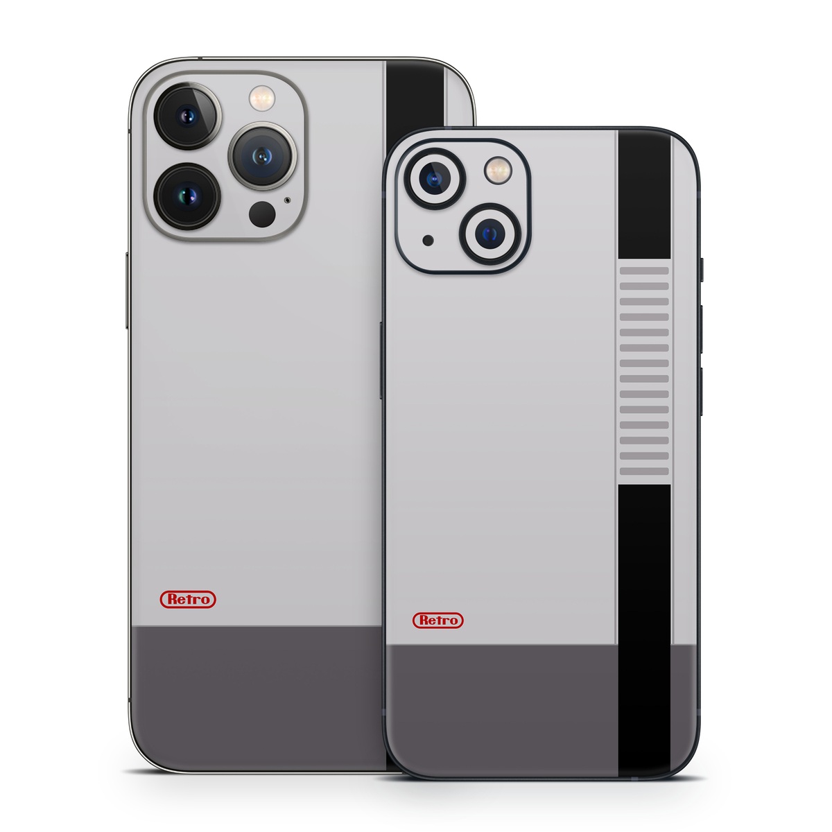 iPhone 13 Series Skin design of Text, Font, Red, Product, Logo, Brand, Material property, Graphics, Rectangle, with gray, black, red colors