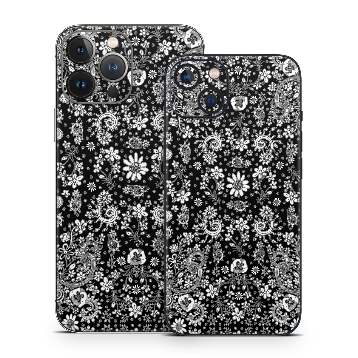 iPhone 13 Series Skin design of Pattern, Monochrome, Design, Black-and-white, Visual arts, Textile, Motif, Monochrome photography, Symmetry, with black, white colors