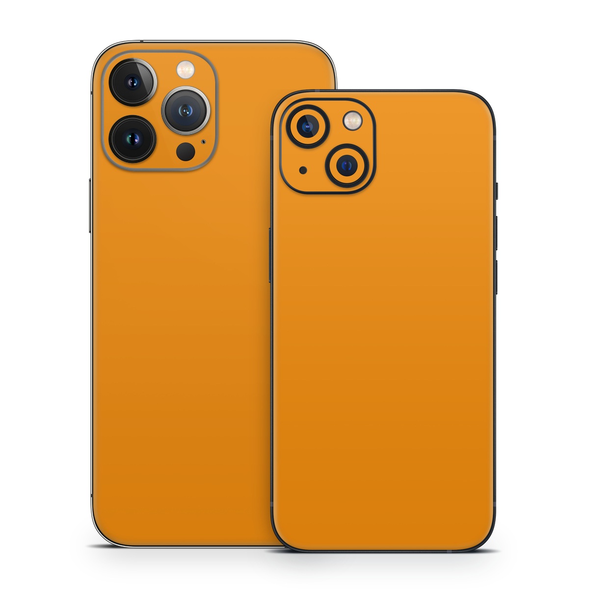 iPhone 13 Series Skin design of Orange, Yellow, Brown, Text, Amber, Font, Peach, with orange colors