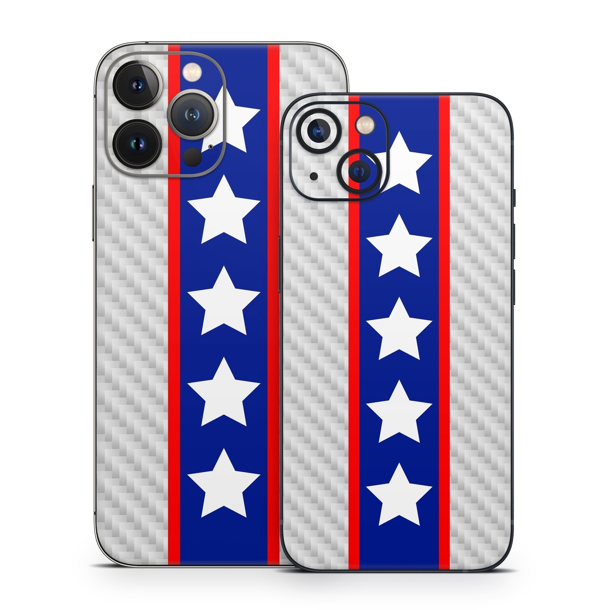 iPhone 13 Series Skin design of Flag of the united states, Flag, Font, Parallel, Electric blue, Rectangle, Pattern, Flag Day (USA), Symbol, Carmine, with gray, white, blue, red colors