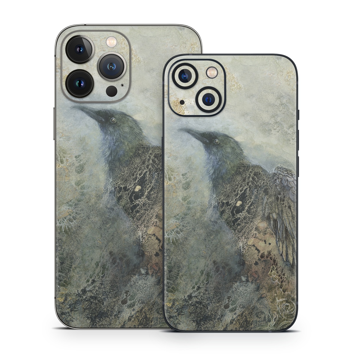 iPhone 13 Series Skin design of Painting, Water, Geology, Art, Rock, Watercolor paint, Illustration, with black, gray, white, blue colors