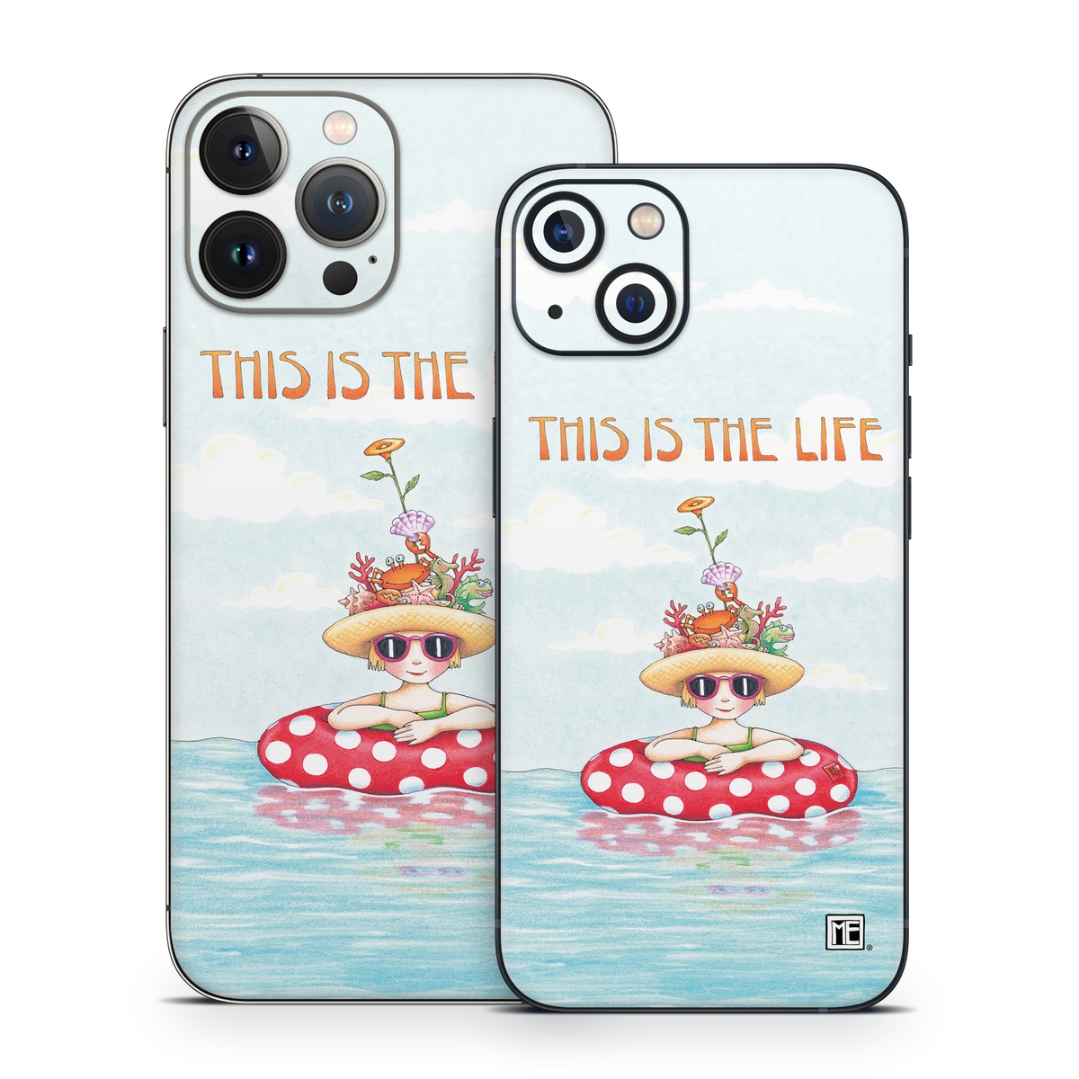iPhone 13 Series Skin design of Cartoon, Illustration, Clip art, with blue, red, white, yellow, green, orange, pink colors
