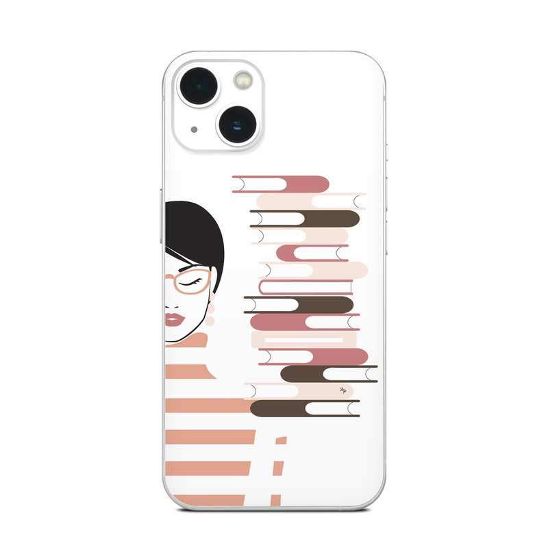 iPhone 13 Series Skin design of Eyebrow, Gesture, Font, Carmine, Graphics, Thumb, Art, Illustration, Graphic design, Lipstick, with white, black, pink, brown, red colors